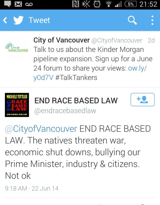 City of Vancouver Tweet